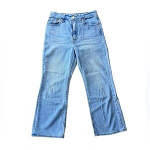 Levi’s Classic Light Wash Wide-Leg Jeans, ‘Math Club Flare’